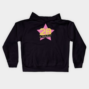 28th Birthday Gifts Women Fabulous - Pink Gold Kids Hoodie